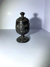 Vintage African Ebony Lidded