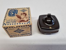 Vintage Britmac Recessed Brown Ceramic Toggle Light Switch 1 Way New Old Stock