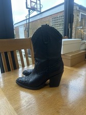 Mango Size 6  Black Cowboy