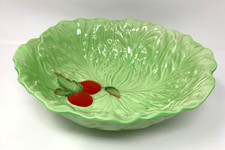 Vintage Carlton Ware Salad Bowl Lettuce Leaf & Tomato Design Salad Ware