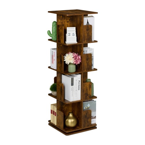 Rotating bookshelf book tower - rotating,