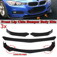 Front Bumper Lip Body Kit Splitter Spoiler For Ford Fiesta MK5 6 Mk7 MK7.5