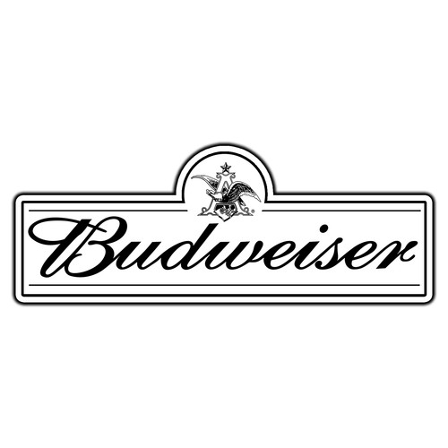 Budweiser logo sticker - budweiser,