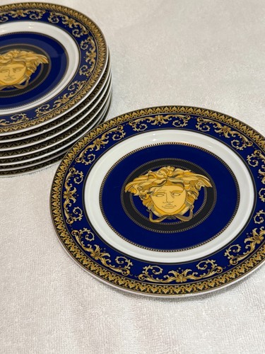 Versace medusa blue rosenthal - versace,