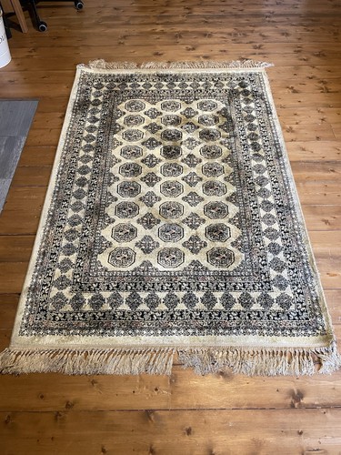 Handwoven traditional wool rug - wool,