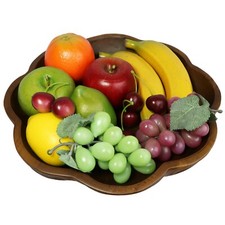 Artificial Fruit Mix Fake Fruit Realistic Lifelike Hand Made Decoration 12pcs