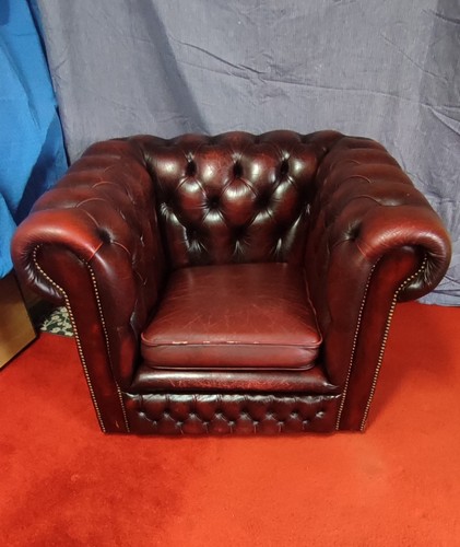 Chesterfield oxblood real - oxblood,