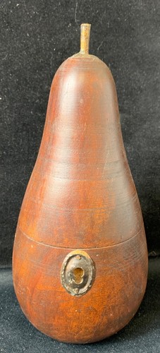 Antique pear shaped wooden - pear-shaped,