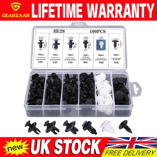 100x car trim body fastener - car,