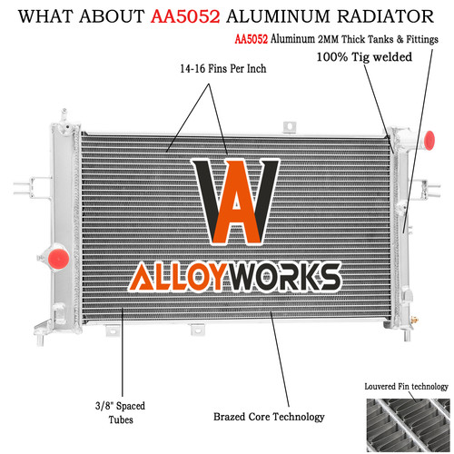 Aluminium radiator fits - aluminium,