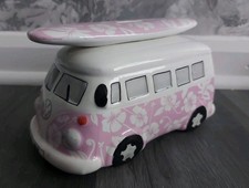 Pink Floral VW Camper Van