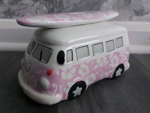Pink floral camper van - floral,