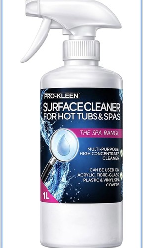 Pro kleen hot - tub, surface