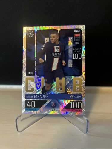 Kylian mbappe 100 club card - mbappe,