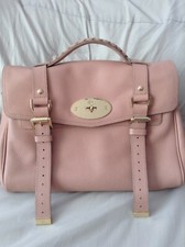 Authentic Mulberry Alexa unused handbag, rare pastel pink colour