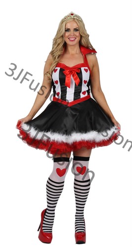 Ladies adult queen hearts - queen,