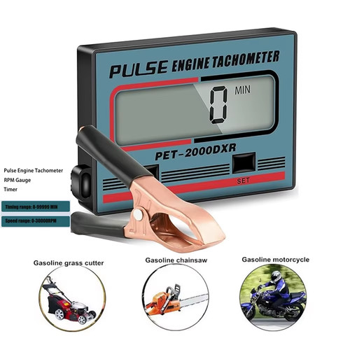 Induction chain saw tachometer - induction,