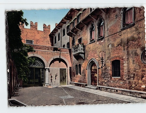 Postcard the balcony juliet - postcard,