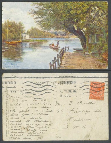 Quinton old postcard wick - quinton,