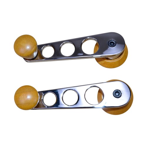 Window winder handles chrome - chrome, w