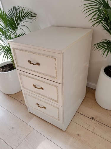 Vintage bedside table chest - vintage,
