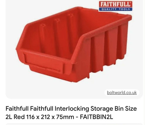 Red plastic parts lin - -, s