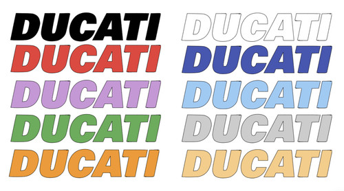 Ducati motorbike vinyl - motorbike,
