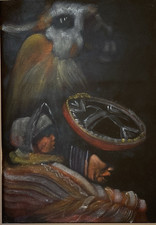 Native Black Velvet Painting