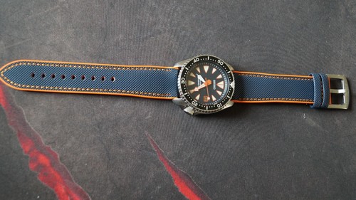 Seiko diver orange navy black - orange,