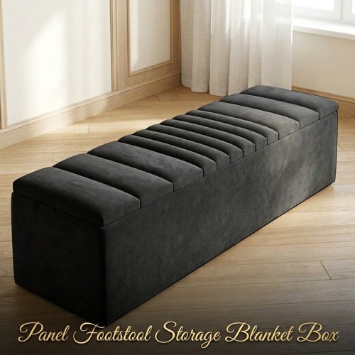 Ottoman panel footstool - ottoman,