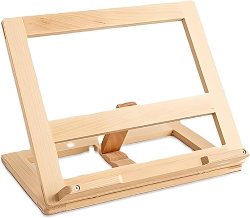 Wooden recipe book stand - wooden,