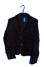 VINTAGE WOMEN BUFFALO PETITE BROWN CORDUROY BLAZER XS/S|L24 W18|SKU 6672