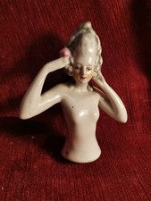 Porcelain Half Doll Nude Madame De Pompadour