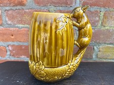 Large Sylac Jug, Squirrel on Acorn, 20 cm tall, Circa 1959.