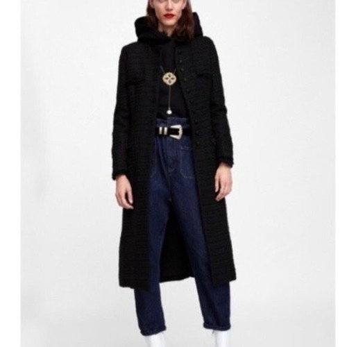 Zara black tweed - zara,