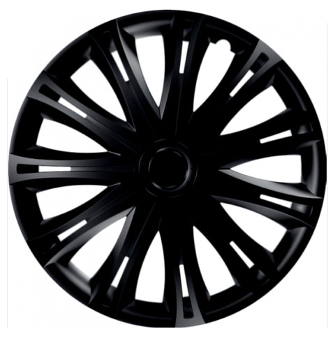 Universal black wheel trims - 4,