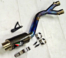 YAMAHA YZF R1M R1-M MT-10 MT10 AKRAPOVIC + AUSTIN RACING 60mm EXHAUST END CAN