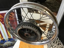 TRIUMPH BSA 1971 UP REAR WHEEL HUB DUNLOP 19”RIM CONICAL NICE trident 650 750