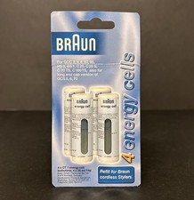 Braun CT 1 Energy Cells Original 4 Pack 25ml Refill For Cordless Stylers SEALED