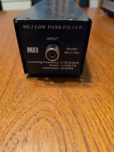 Mfj 704 low pass filter - low,