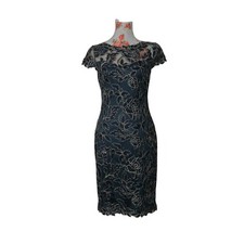NWT Tadashi Shoji Sz 4 Gold