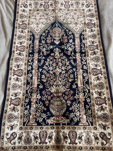 Blue prayer mat - prayer,