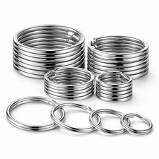 1-100x Silver Metal Double