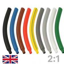 2:1 Ratio Heat Shrink Tubing ELECTRICAL CABLE WIRE SLEEVING WRAP INSULATION 1m