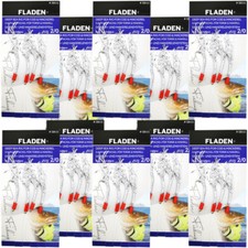 10 MACKEREL FEATHERS SEA FISHING RIGS LURES GLITTER TINSEL SEA SILVER RIGS COD