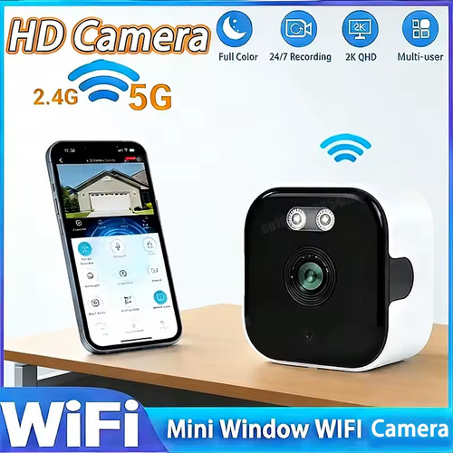 Window security camera - window, wifi