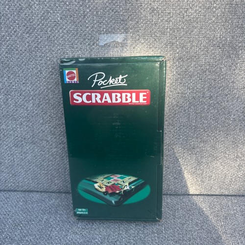 Mattel pocket scrabble travel - mattel,