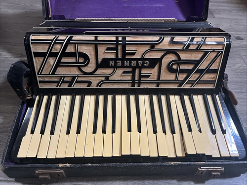 Vintage hohner carmen key - hohner, 41-key