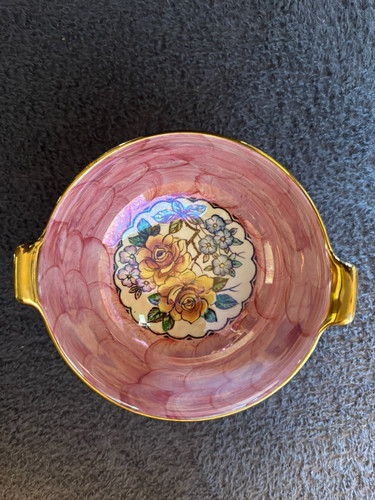 Maling pink lustre ware - lustre,