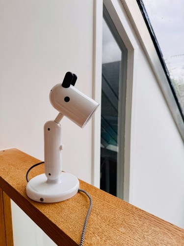 Ikea krux desk - wall, lamp